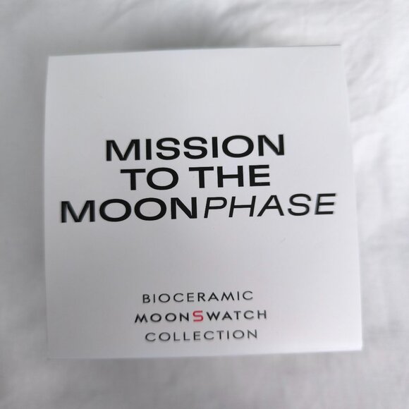 🆓⌚Swatch x Omega Moonswatch Mission To Moonphase Snoopy - Picture 5 of 5